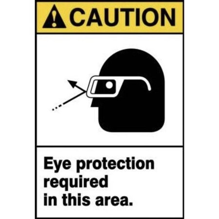 Accuform OSHA CAUTION SAFETY SIGN HEARING MPPA620XP MPPA620XP